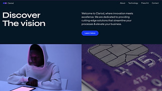  website templates - SAAS Company (Luminous)